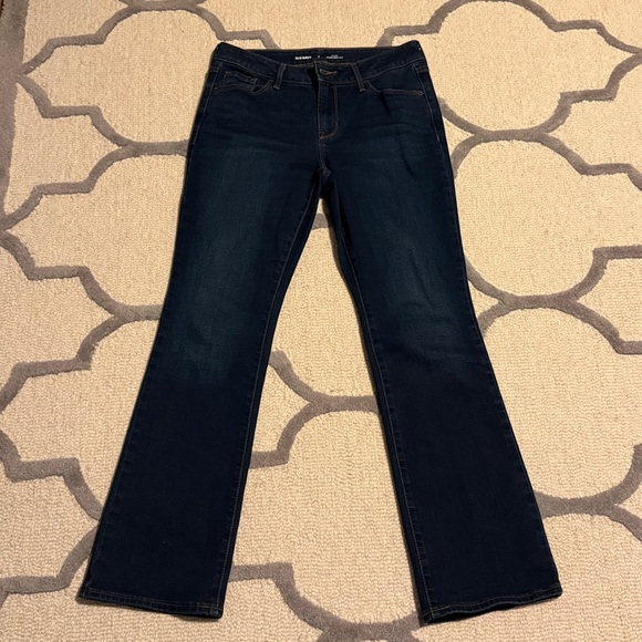 Old Navy Women's Boot Cut Jeans - Dark Blue - Picture 1 of 8